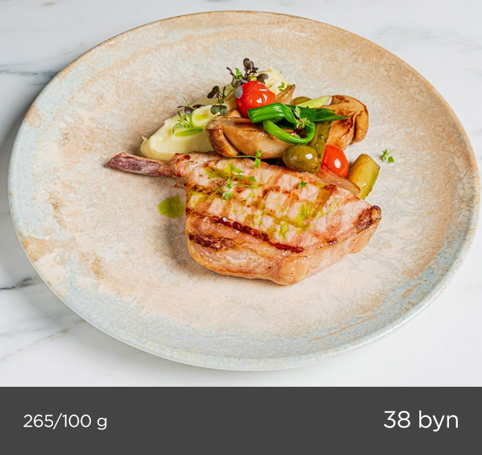 PORK LOIN WITH BOLET MUSHROOMS