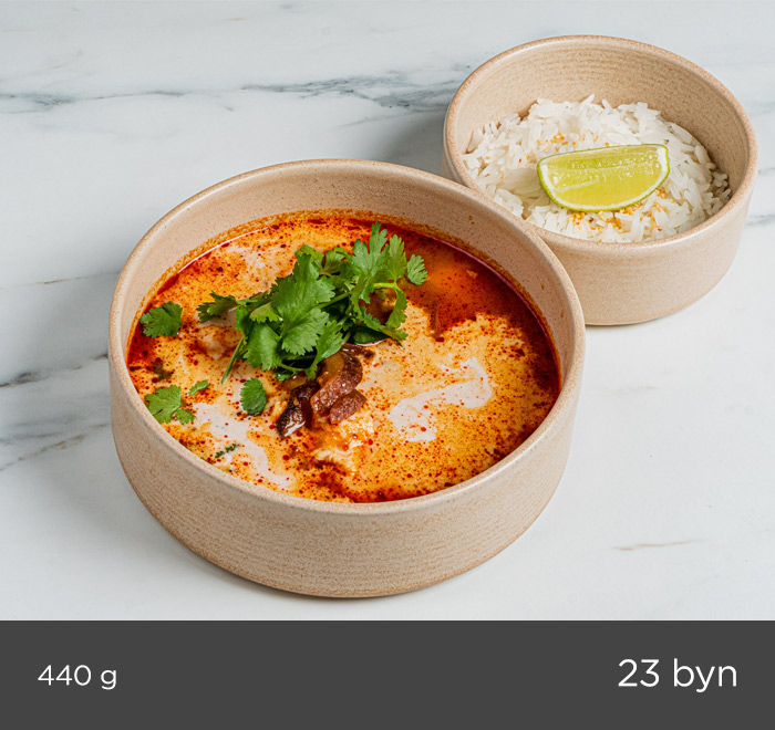 TOM YUM WITH CHICKEN