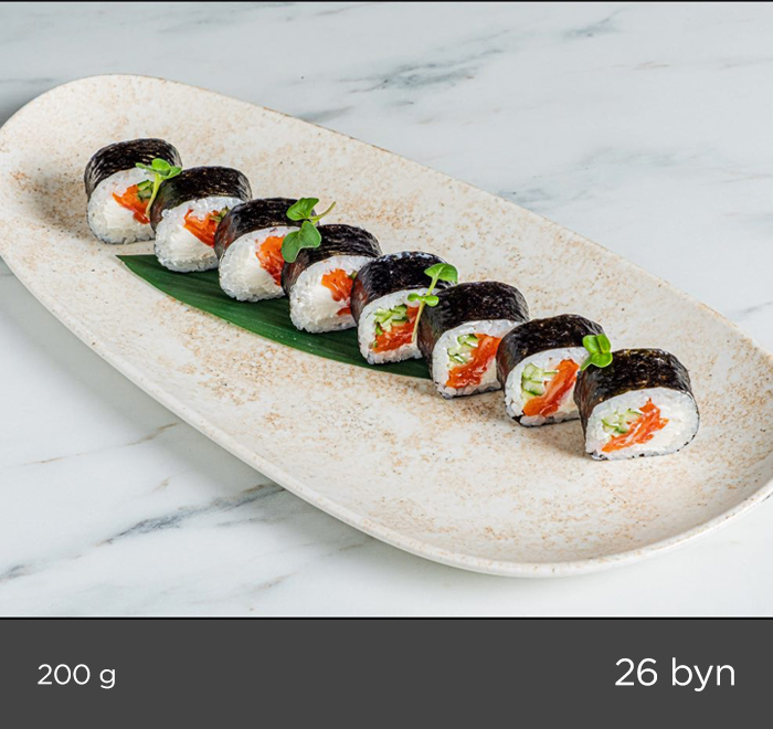 WITH SALMON AND CHEESE
